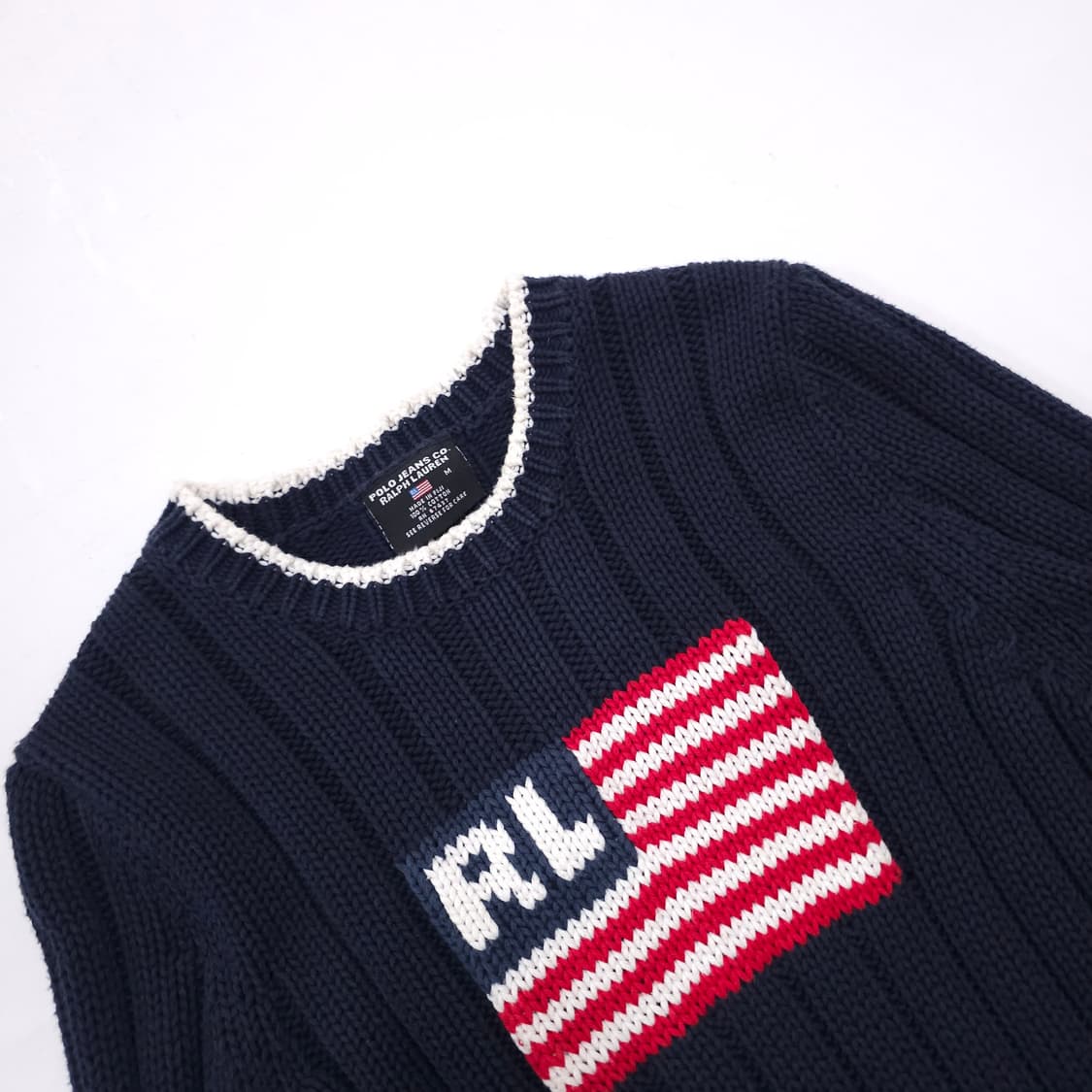 폴로 성조기 니트 상품이미지2