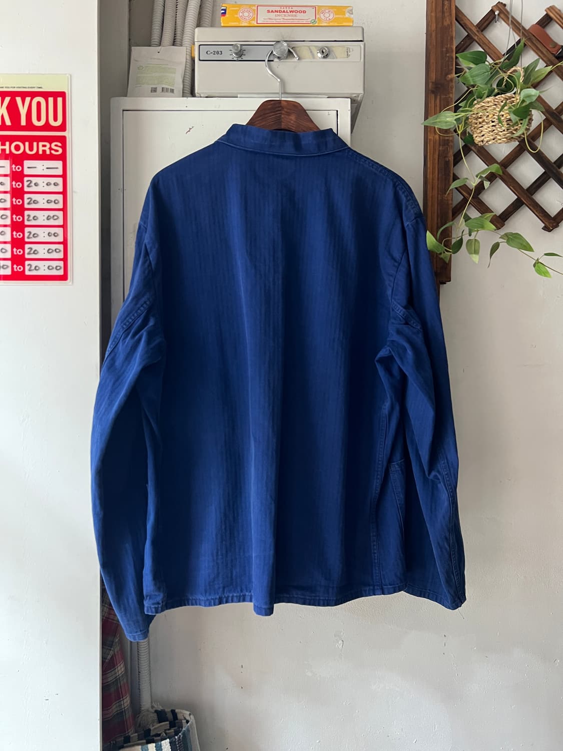 [XL]90's 빈티지 MERK 사 HBT 프렌치 워크자켓 상품이미지6