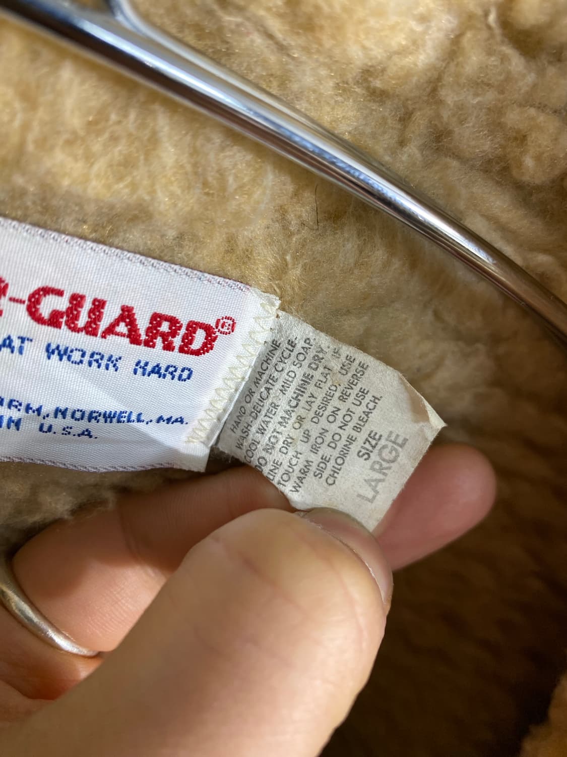 [L] Wear-Guard 웨어가드 USA 쉐르파 데님자켓 상품이미지9