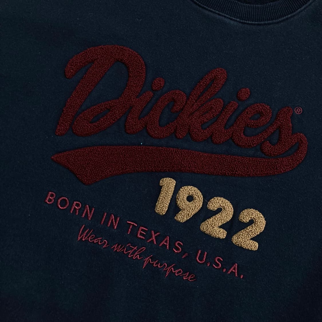 디키즈 스펠아웃 빅로고 네이비 맨투맨 상품이미지2