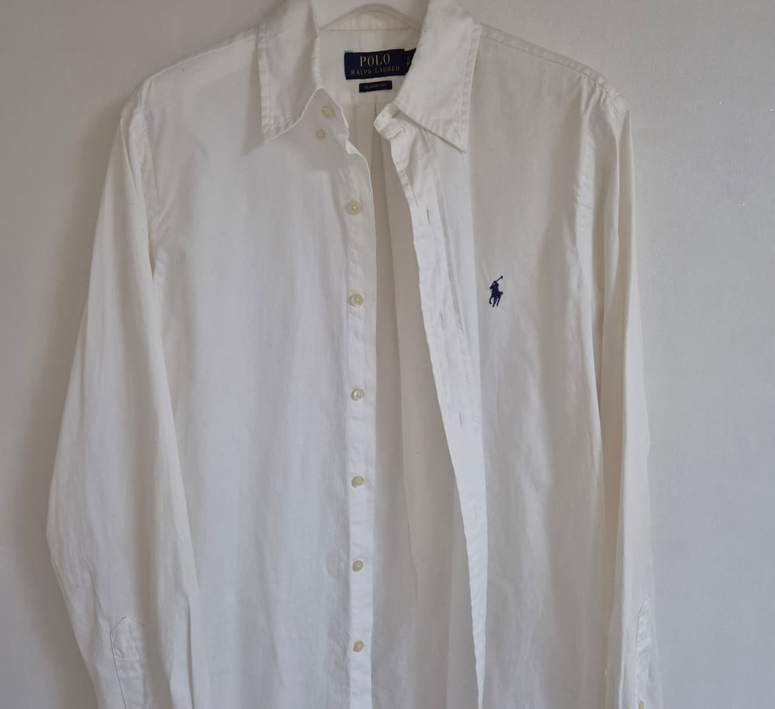 폴로랄프로렌 화이트셔츠 클래식핏 S 상품이미지2