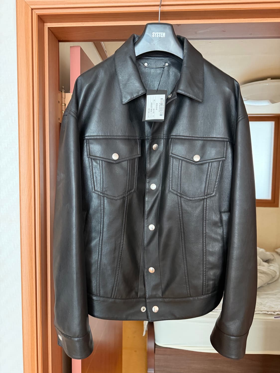 시스템옴므 레더자켓 택달린 민트급 판매합니다 상품이미지1