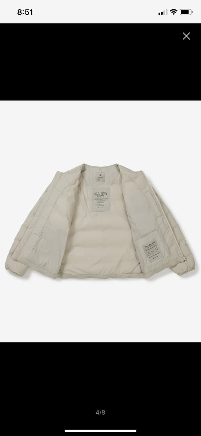 스노우피크 경량패딩 105 랜드 경량다운 xl 상품이미지8