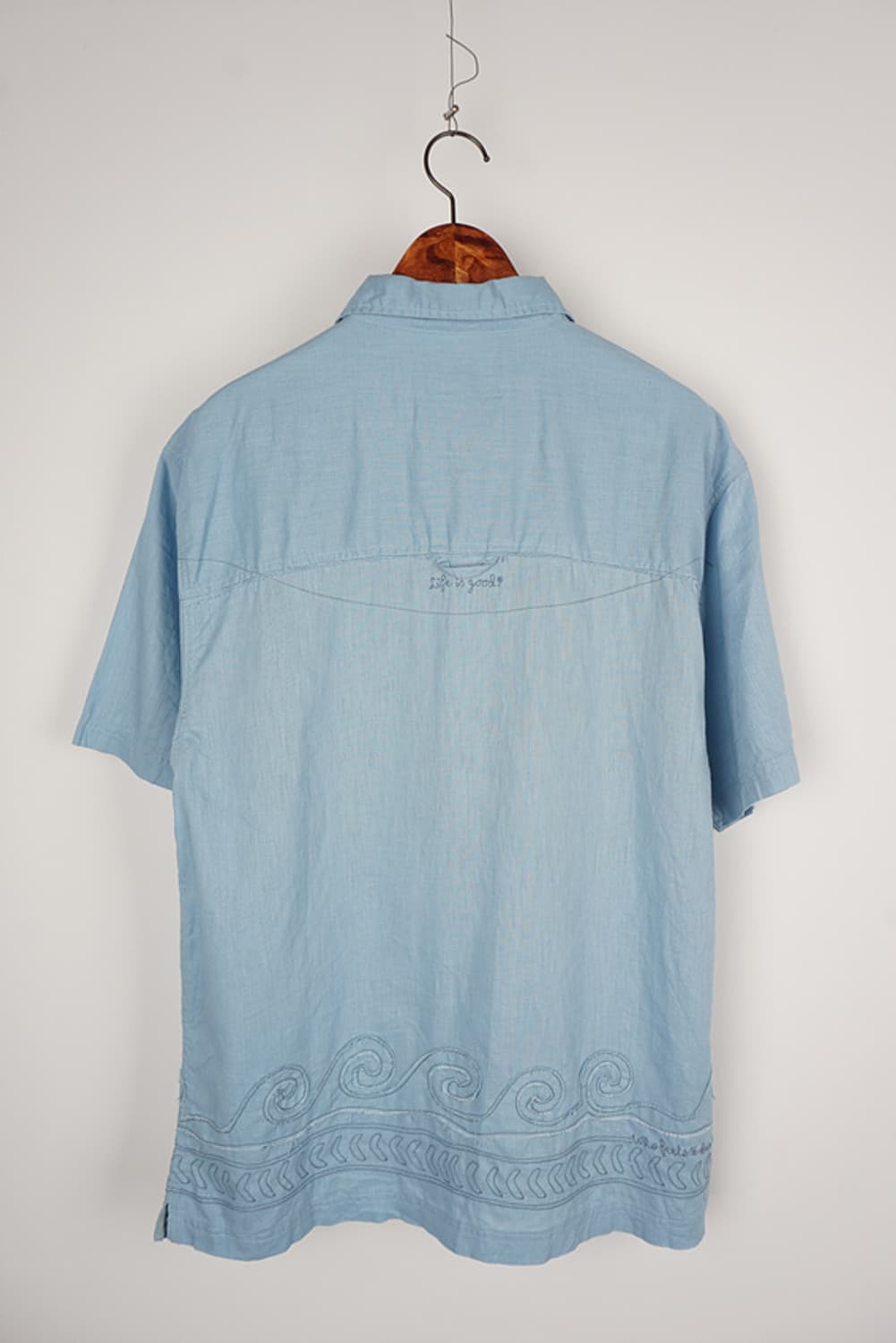  LIFE IS GOOD embroidered shirt 상품이미지5