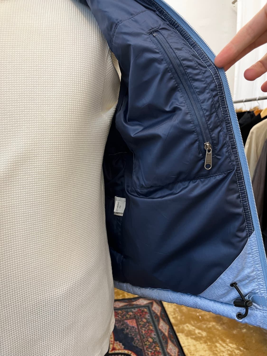 파타고니아 구스다운 푸퍼 베스트 스카이블루 상품이미지7