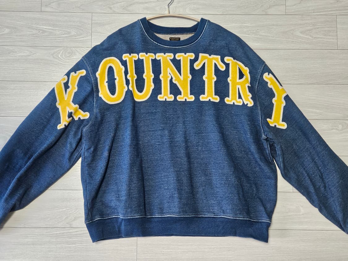 캐피탈 kountry 스웻셔츠 인디고 4 사이즈 새제품 상품이미지1