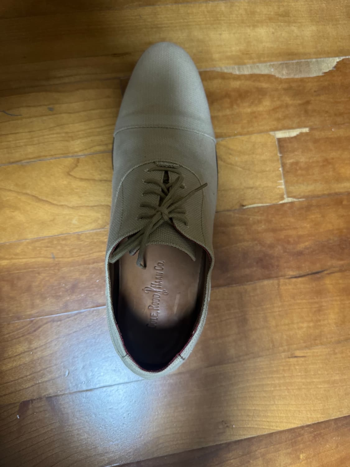 Cole rood hann 베이지 캔버스 더비 9.5size 상품이미지3