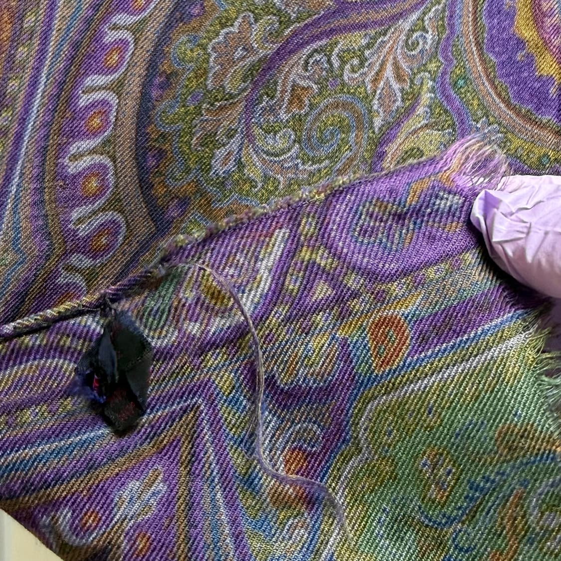 Etro 에트로 울 실크 머플러 스카프 상품이미지4