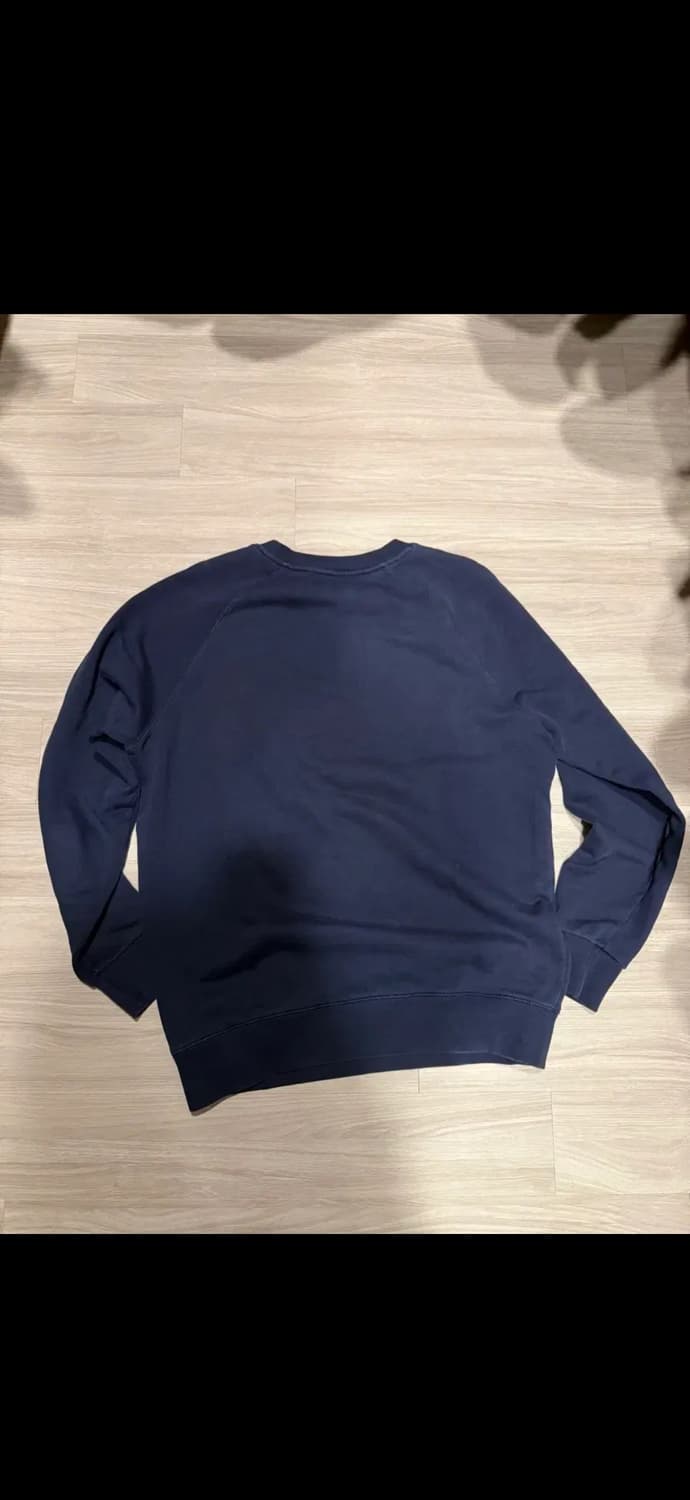 정품 메종키츠네 폭스 헤드 네이비 맨투맨 상품이미지2