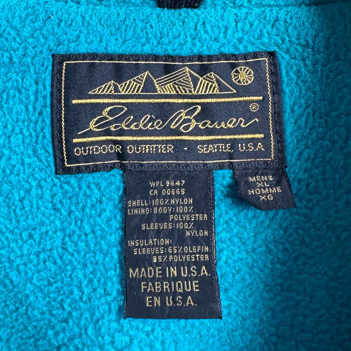 80s 에디바우어 나일론 봄버 자켓 상품이미지7