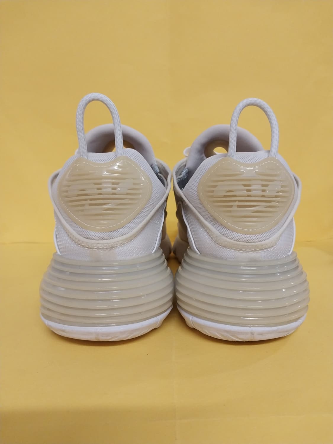 남성 나이키 에어맥스 2090 화이트 플래티넘 운동화 (280) 상품이미지4