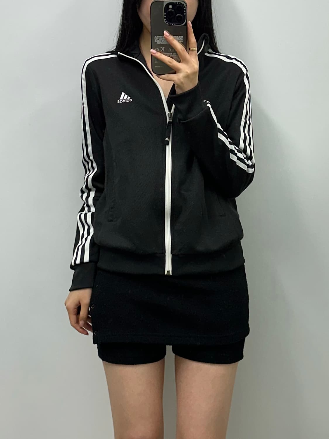 아디다스 블랙 사이드라인 트랙 져지 상품이미지1