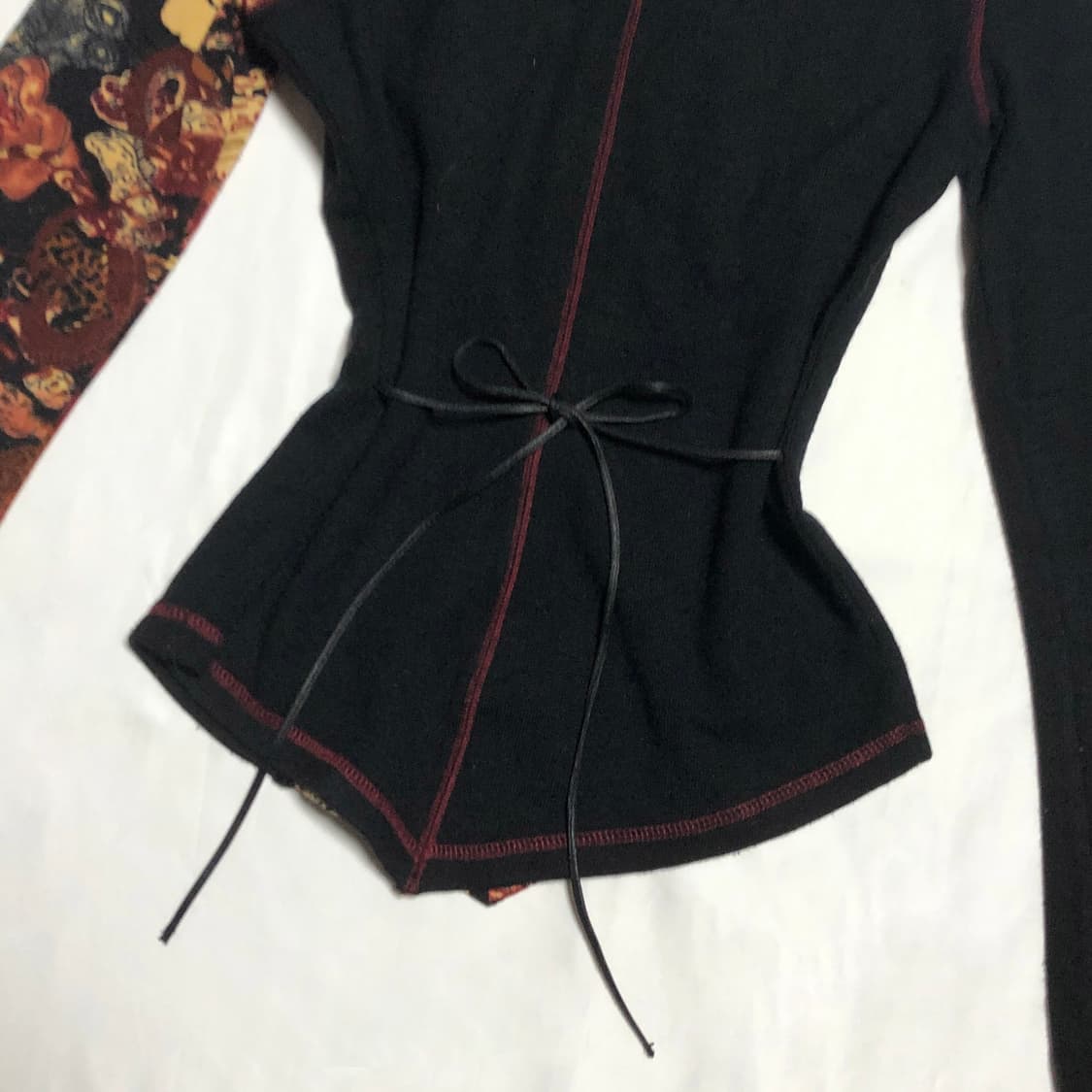 오즈온 차이나 니트 블랙 상품이미지4