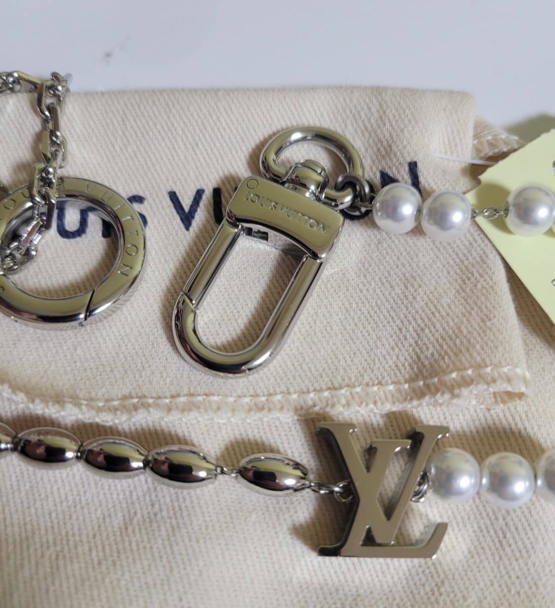 루이비통 펄 벨트체인 겸 백참 (새상품) 상품이미지4