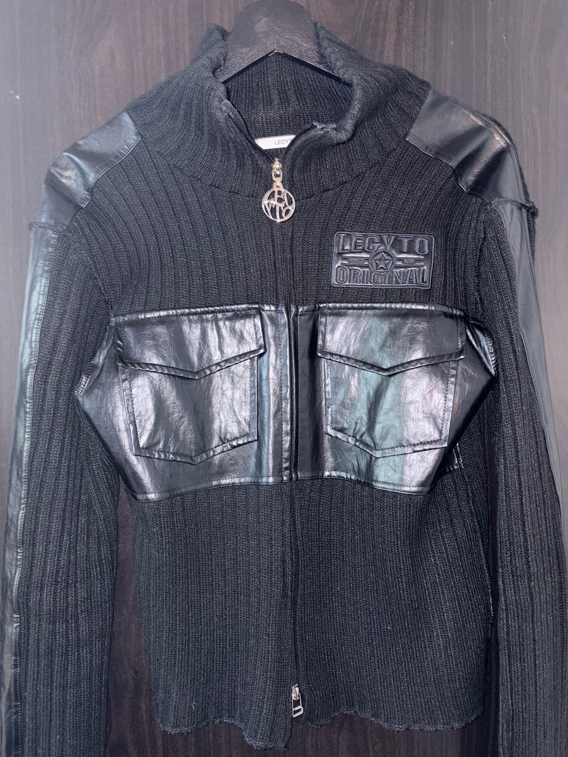 Lecyto 레씨토 하이넥 니트 집업 상품이미지3