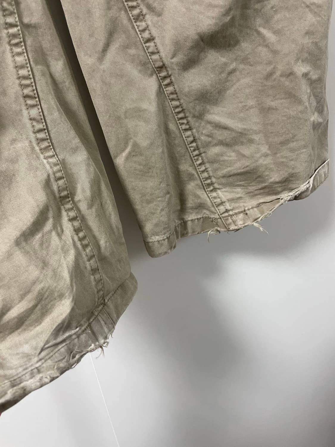 파르티멘토 빈티지워싱 패널드 카고팬츠 베이지 상품이미지8