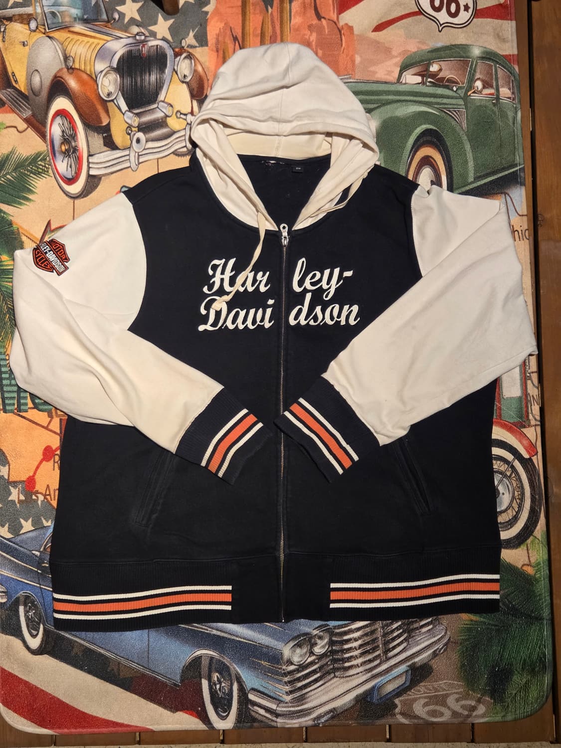 할리데이비슨 후드 집업 상품이미지1