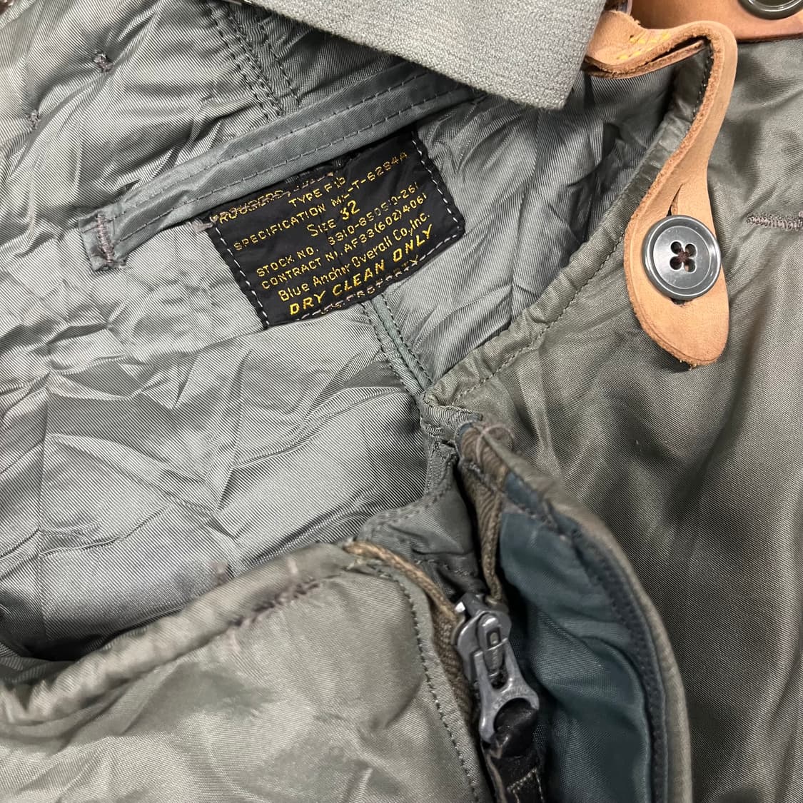 50s USAF F-1B 파일럿 팬츠 (32“) 상품이미지7