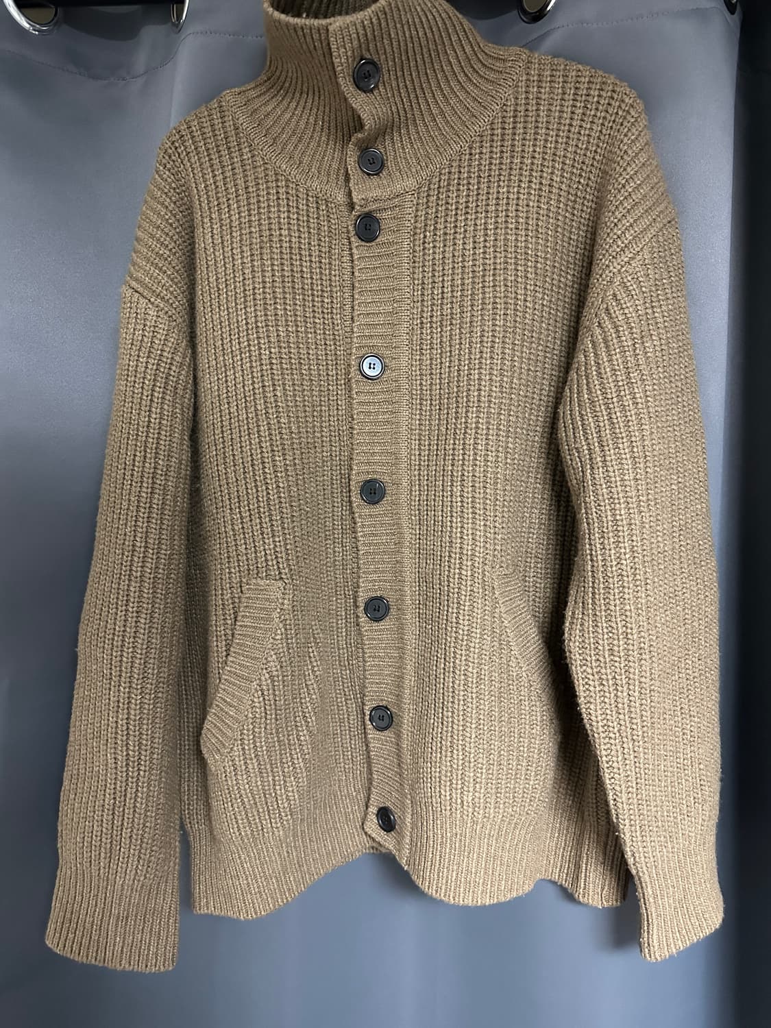 HERMANN HEAVY YAK WOOL COLLAR CARDIGAN 상품이미지2
