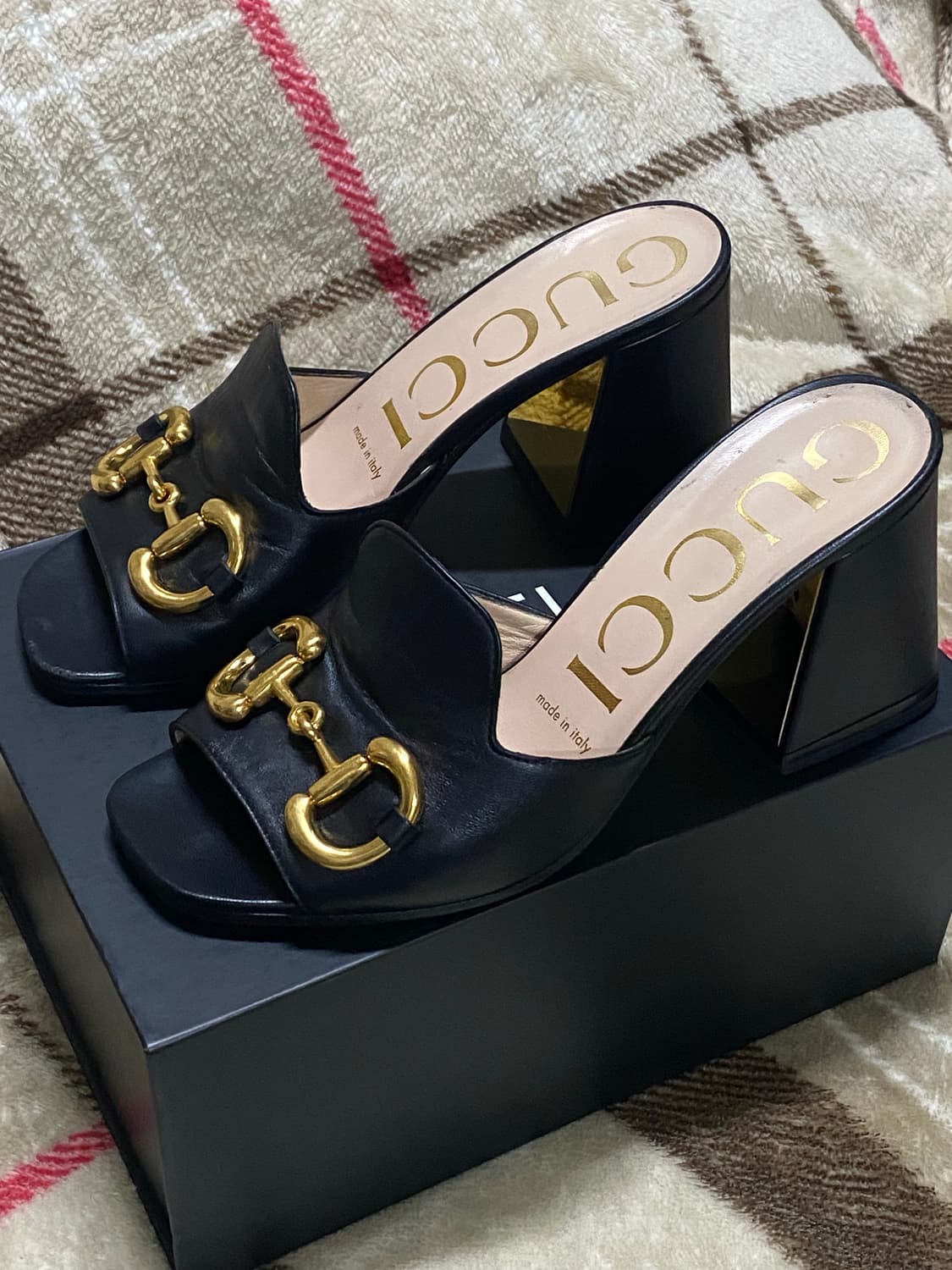 GUCCI 구찌 홀스빗 슬라이드 샌들 36 (230-235) 상품이미지4