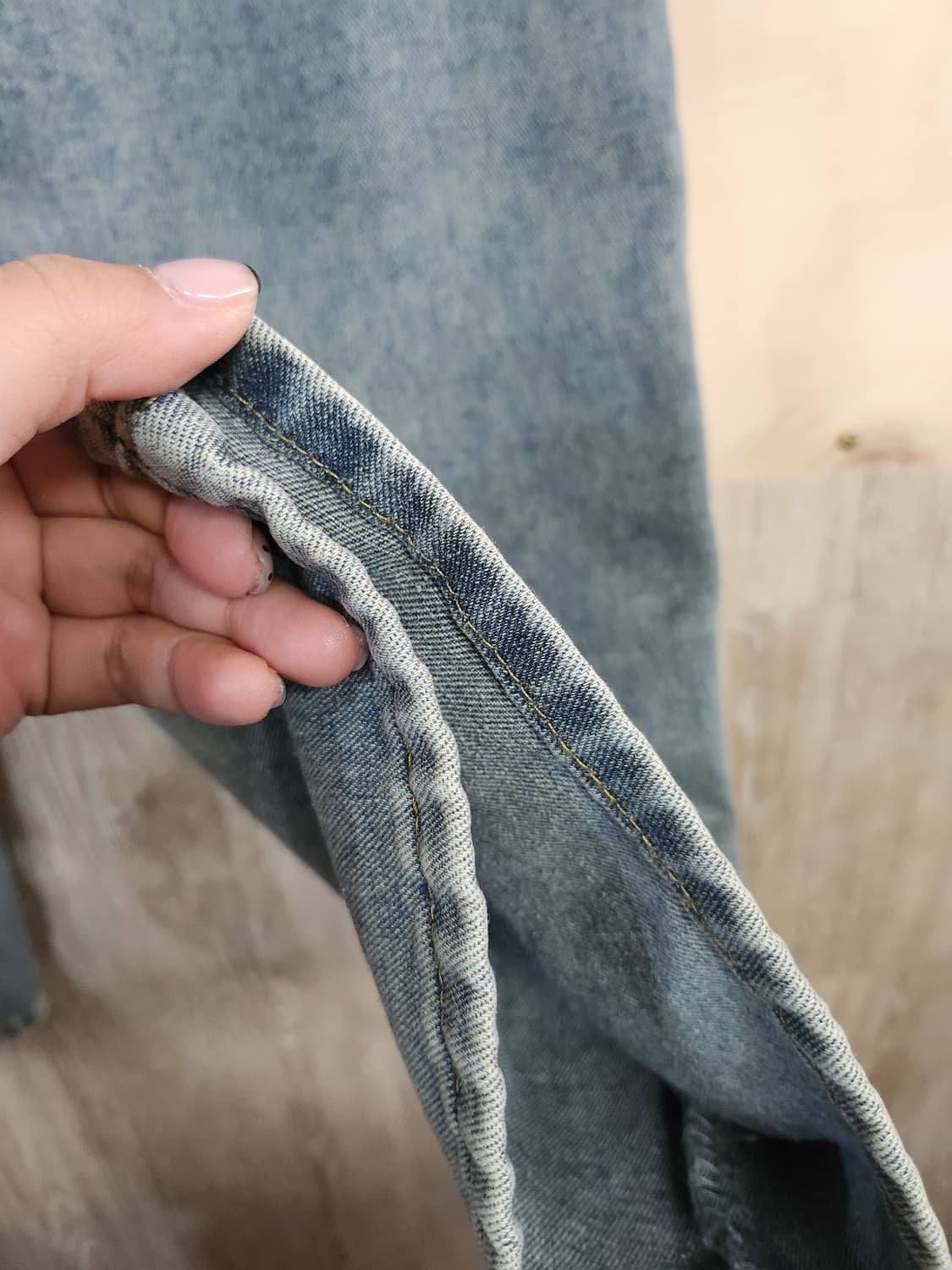 588) 워싱 데님 팬츠 상품이미지3