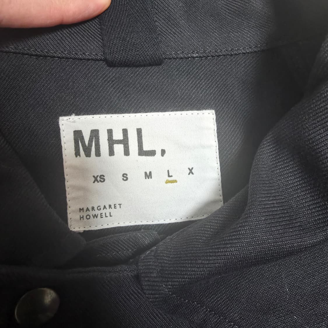 마가렛호웰 크롭 블루종 자켓 L 상품이미지3