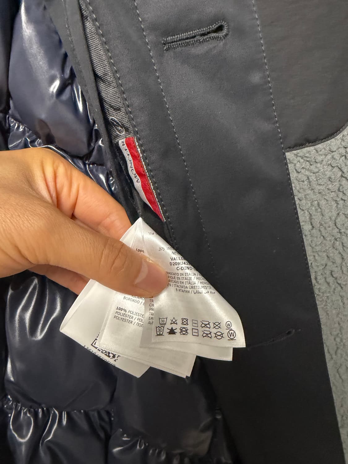 [3] 몽클레어 x 프라그먼트 지니어스 백스테이지 롱 코트 패딩 블랙 상품이미지8