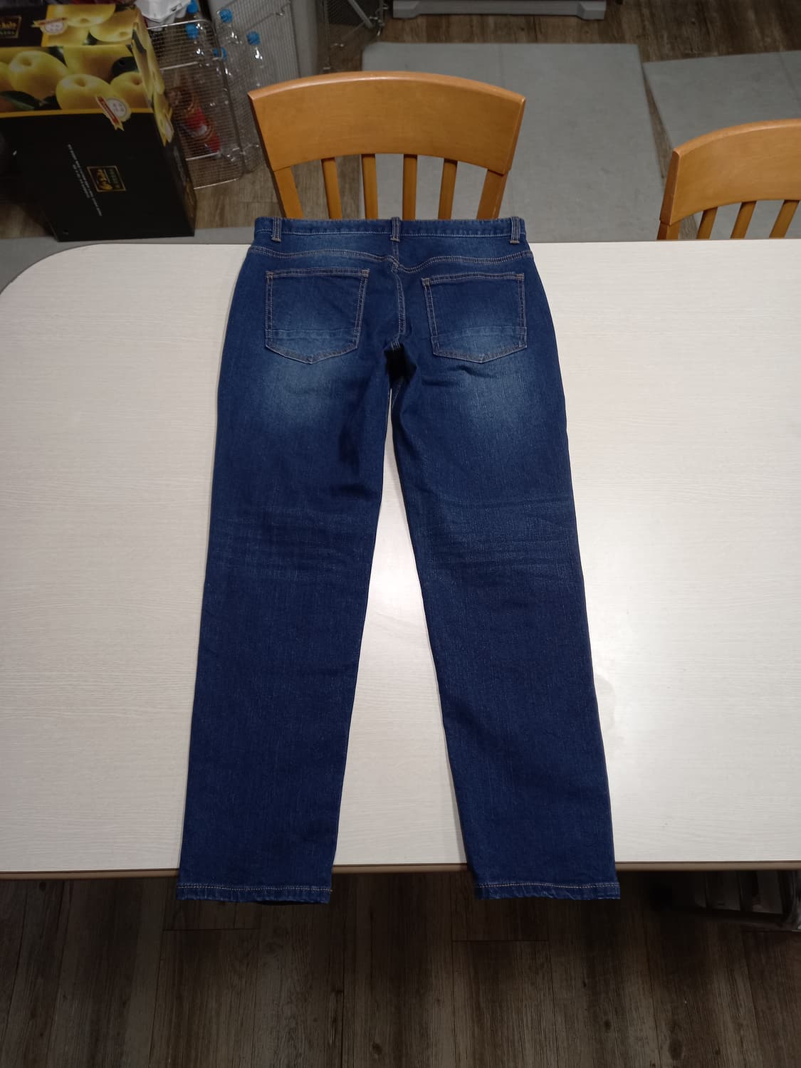 33 POLHAM 워싱 스판 테이퍼드핏 슬림일자진 33-448 상품이미지2