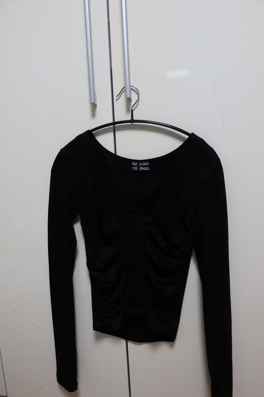 플리즈노팔로우 칸델라 롱 슬리브 탑 블랙 상품이미지4