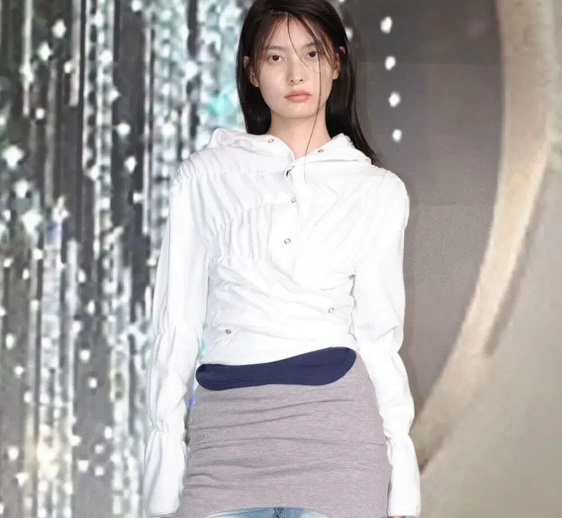 세릭 shirring wrap hood cardigan 상품이미지1