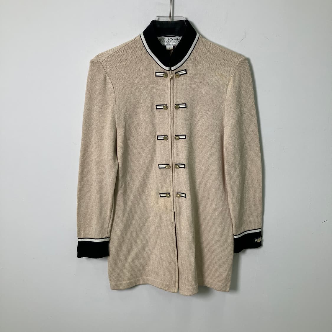 ST.JOHN 세인트존 골드버튼 롱 가디건  상품이미지1