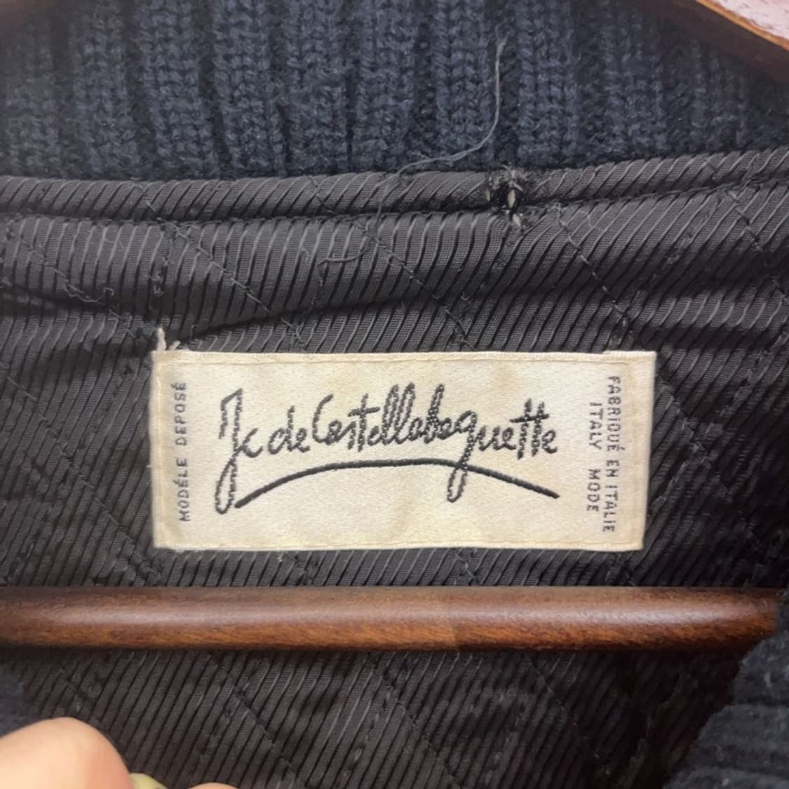 카스텔바작 피넛 키치 스누피 자수 레더 자켓 110 C08805 상품이미지4