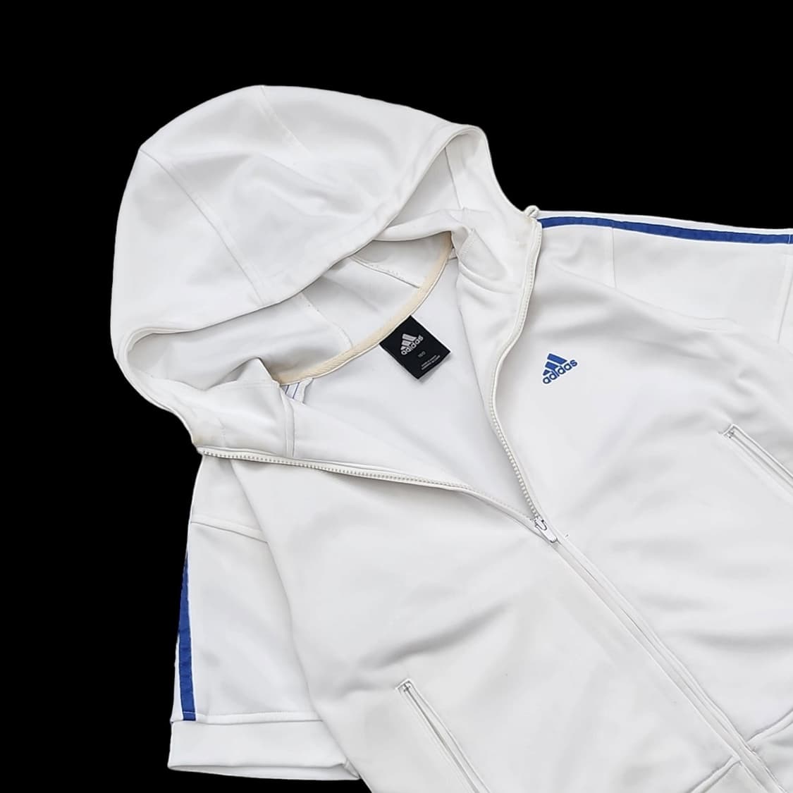 아디다스 빈티지 화이트 삼선 반팔져지 상품이미지2