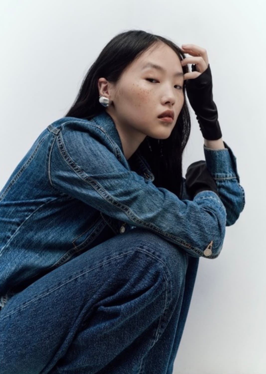 자라 새틴 미튼 장갑 상품이미지2