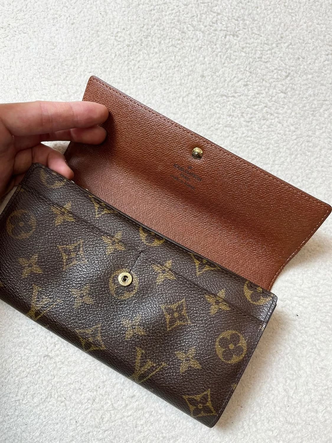 루이비통 모노그램 사라 월릿 장지갑 Q1299 상품이미지3