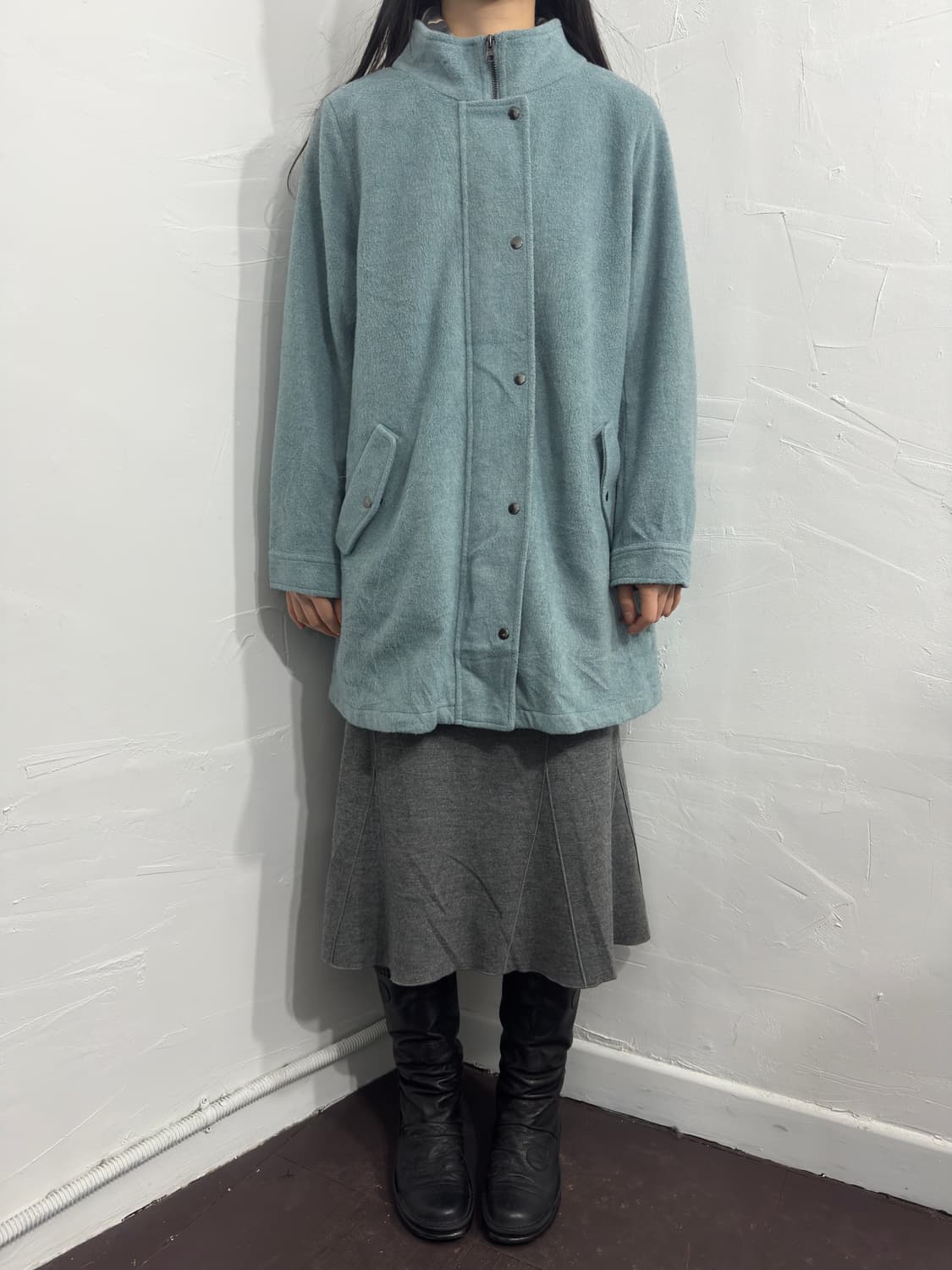 soft gray skirt 상품이미지5
