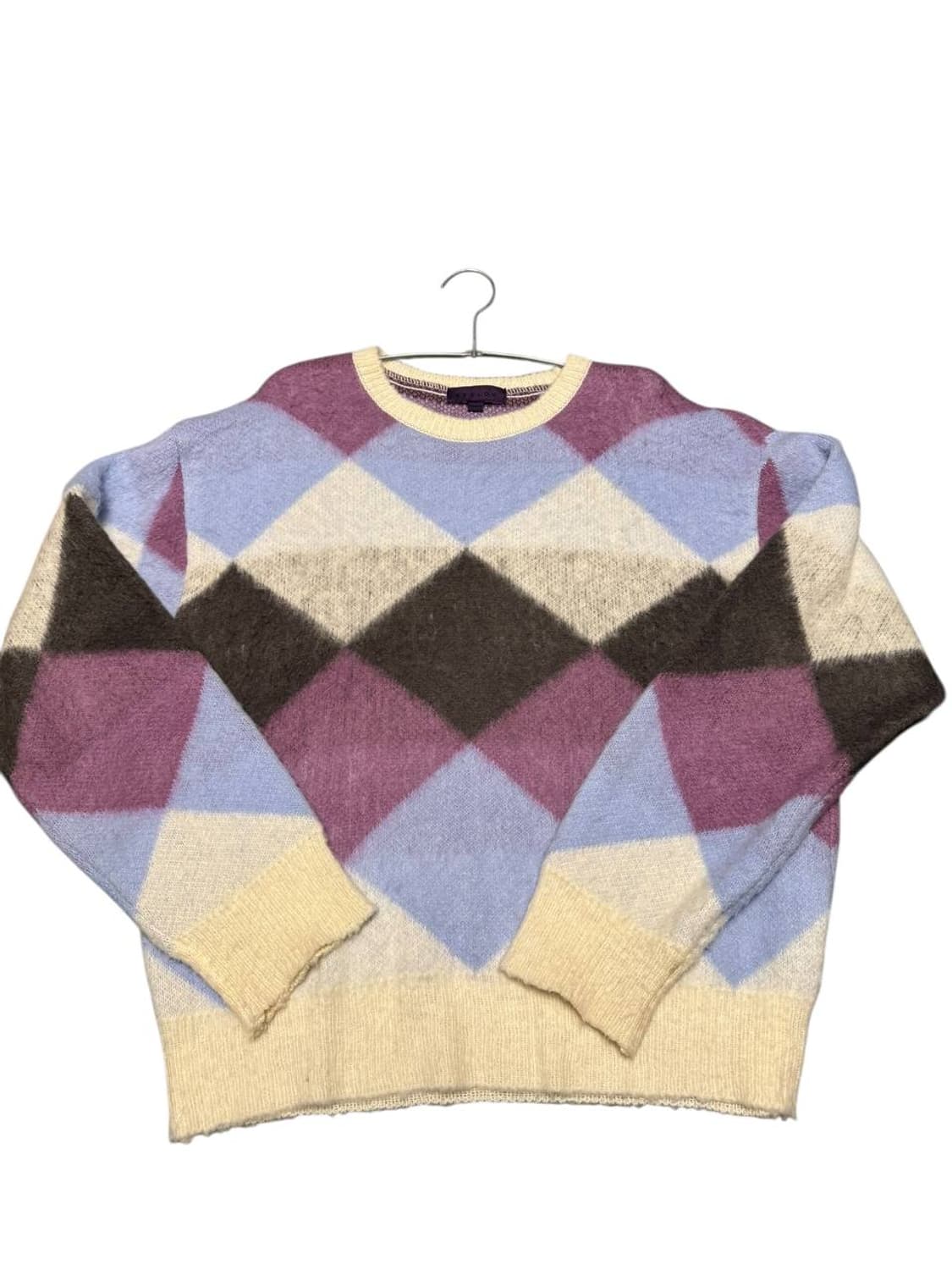 Beslow checkerboard knitwear 상품이미지1
