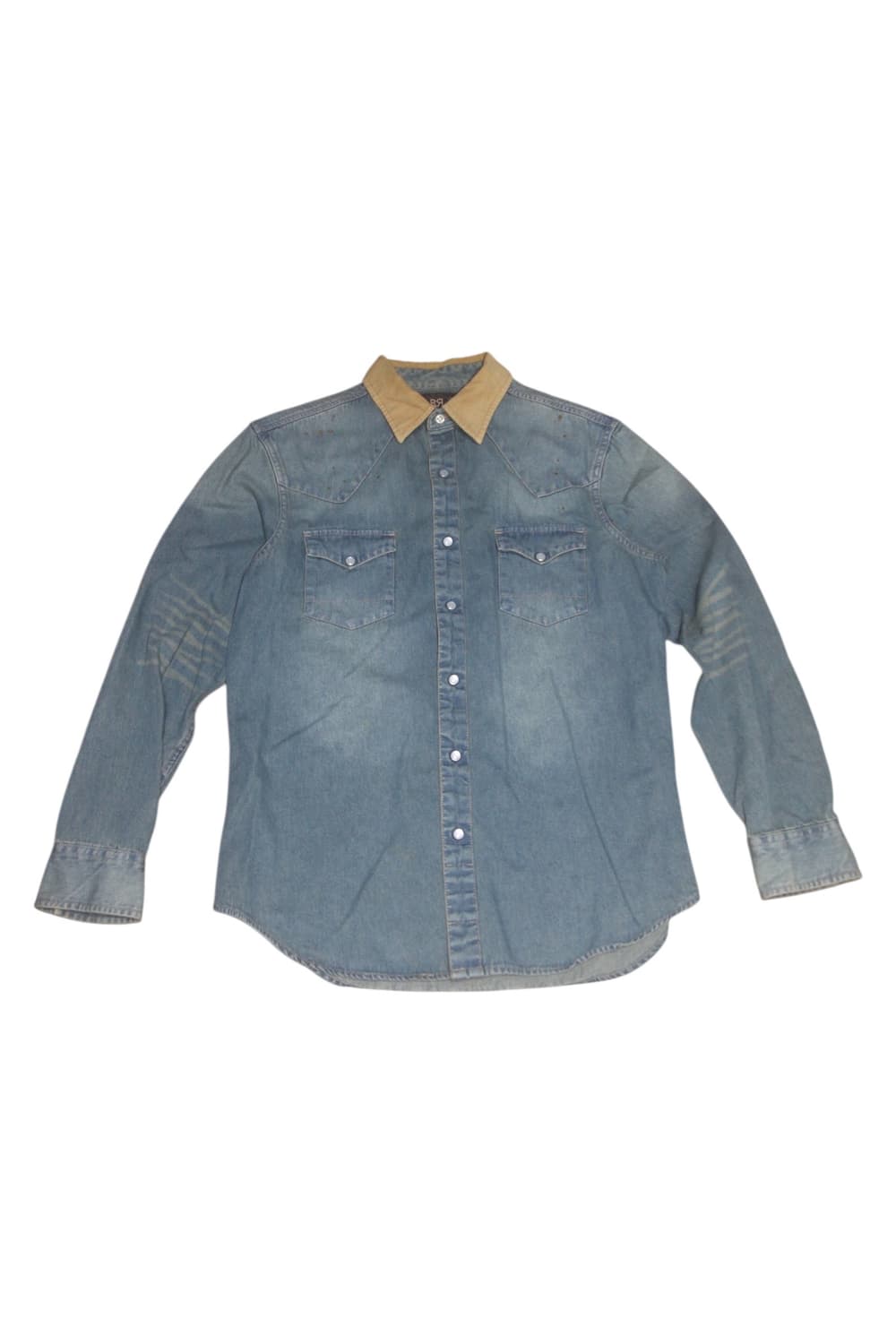 더블알엘 RRL 녹워싱 웨스턴 데님 셔츠 상품이미지2