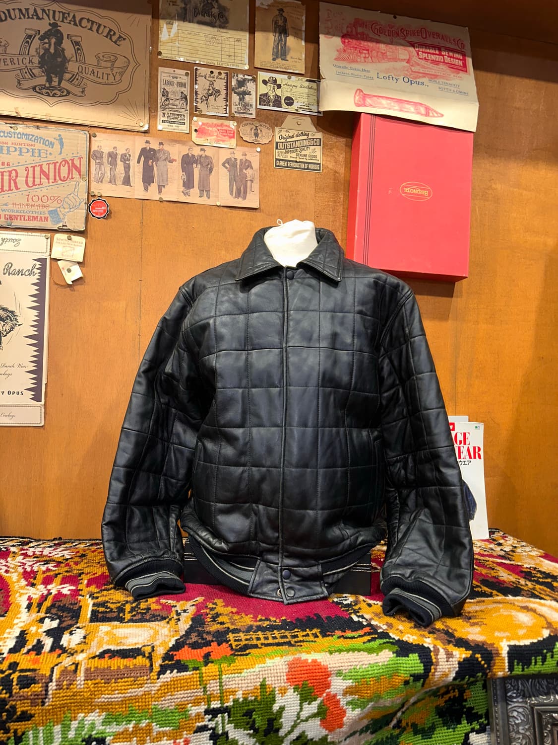 ( XL ) 가죽자켓 아메카지 양가죽자켓 레더자켓 항공점퍼 가죽코트 상품이미지1