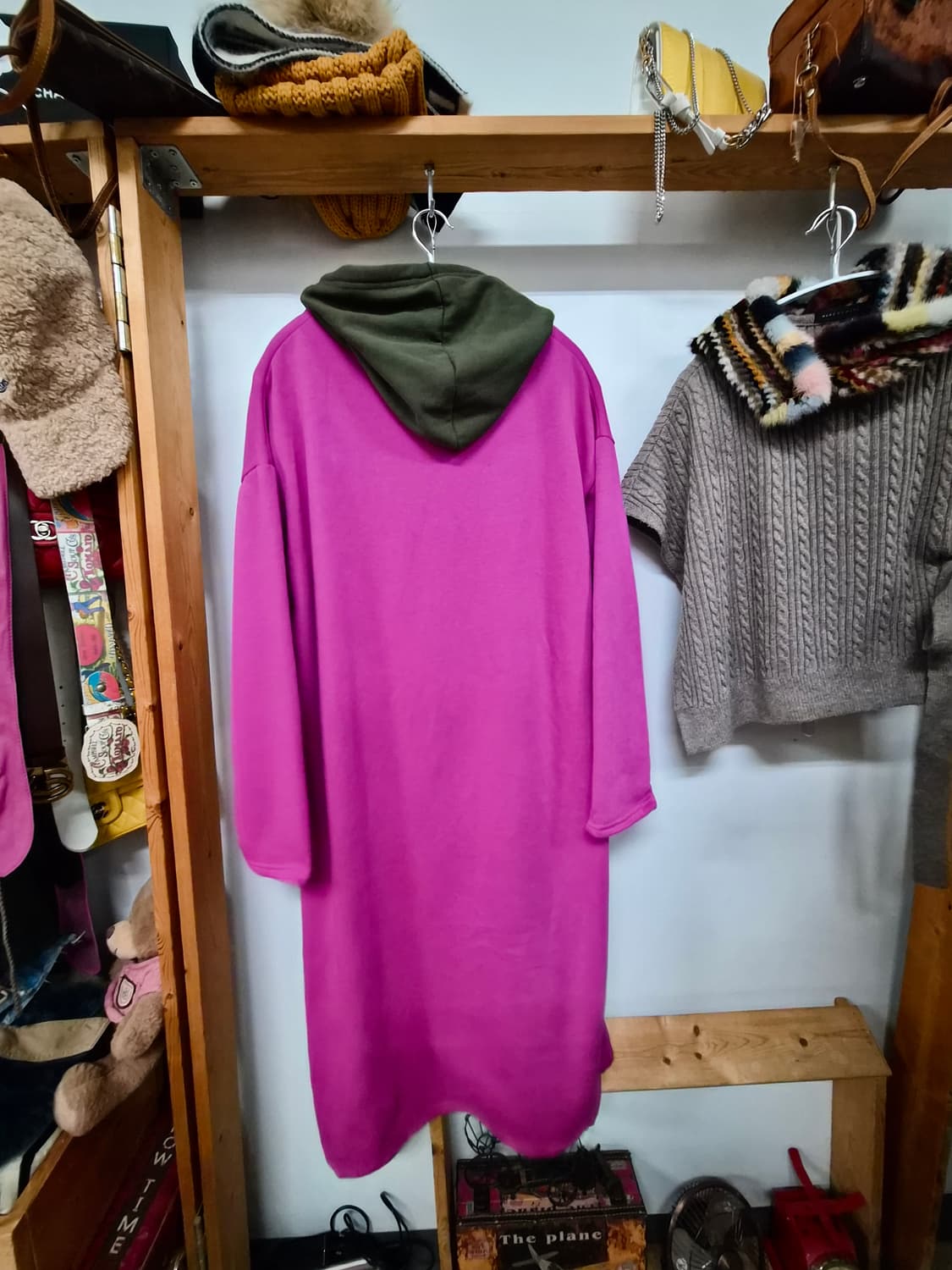 기모 후드 원피스. 마크제이콥스 언발 니트베스트 상품이미지3