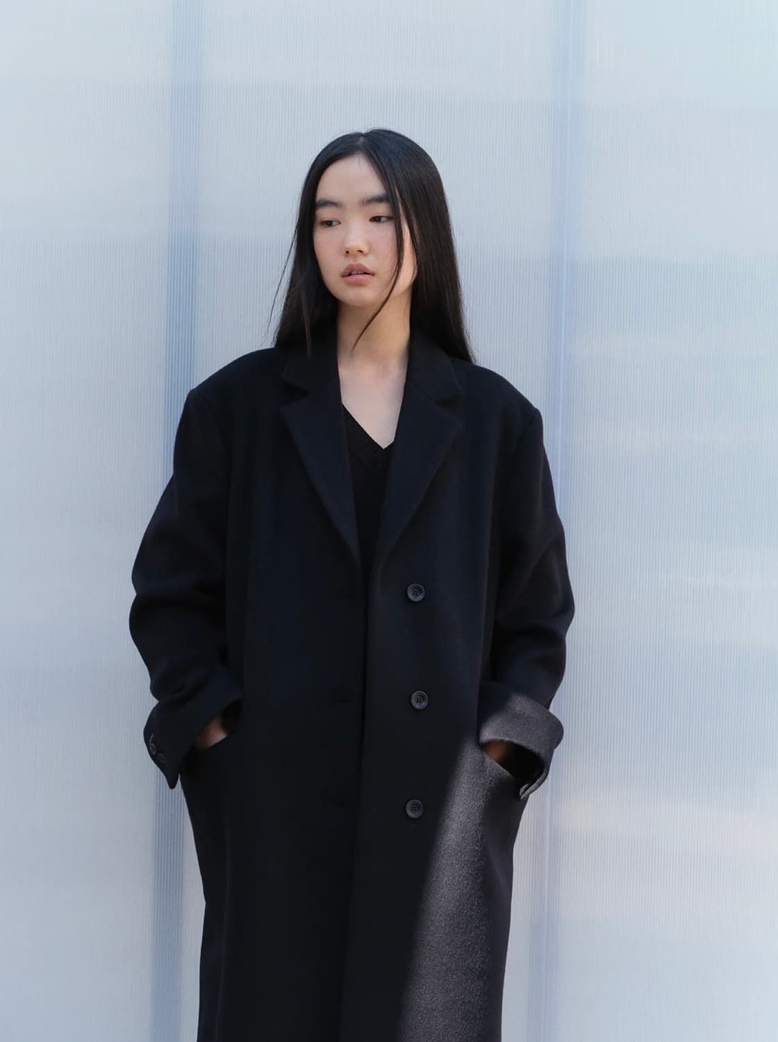 레터 letter 롱코트 상품이미지1