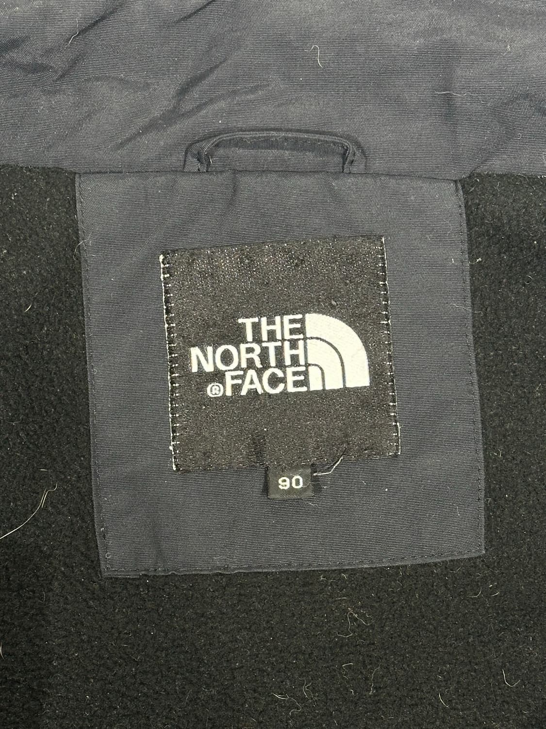 노스페이스 블랙 두툼 바람막이 후드 패딩 자켓 90 상품이미지7