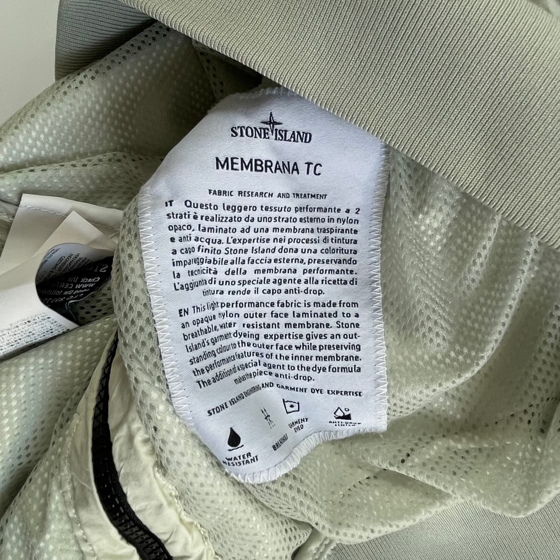Stone Island  스톤 아일랜드 멤브라나 tc 후드 자켓 상품이미지6