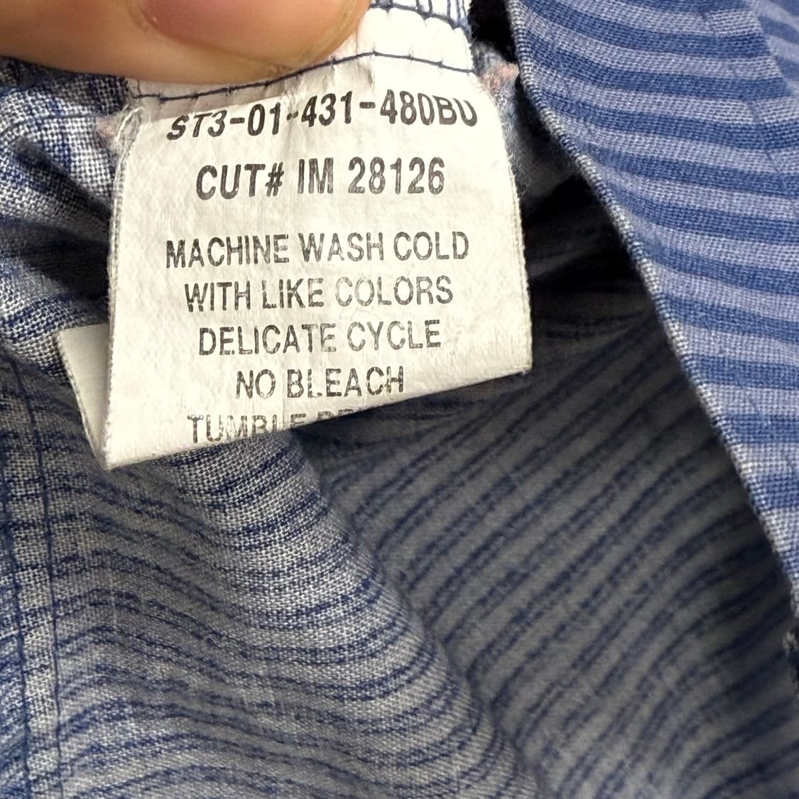 90S usa Roper 나바호 블루컬러 웨스턴 셔츠 M 상품이미지3