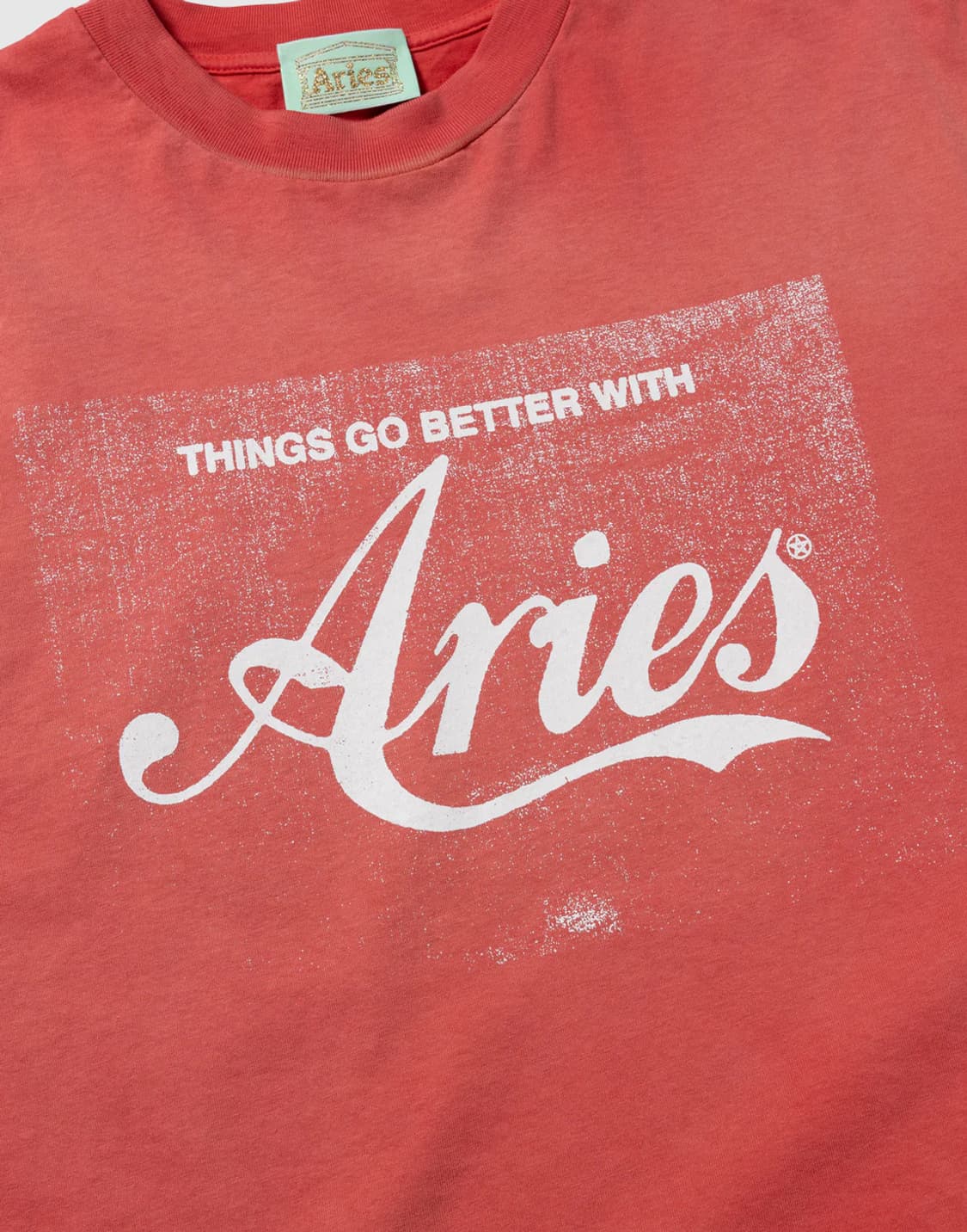 Aries SUNBLEACHED TEE 에리즈 선블리치드 티셔츠 상품이미지2