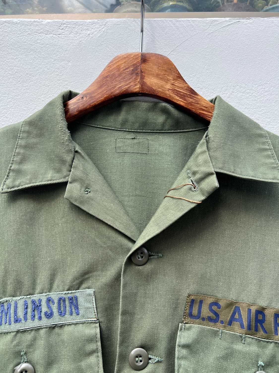 [XL]70~80's 오리지널 U.S AIR FORCE OG-507 셔츠 상품이미지2