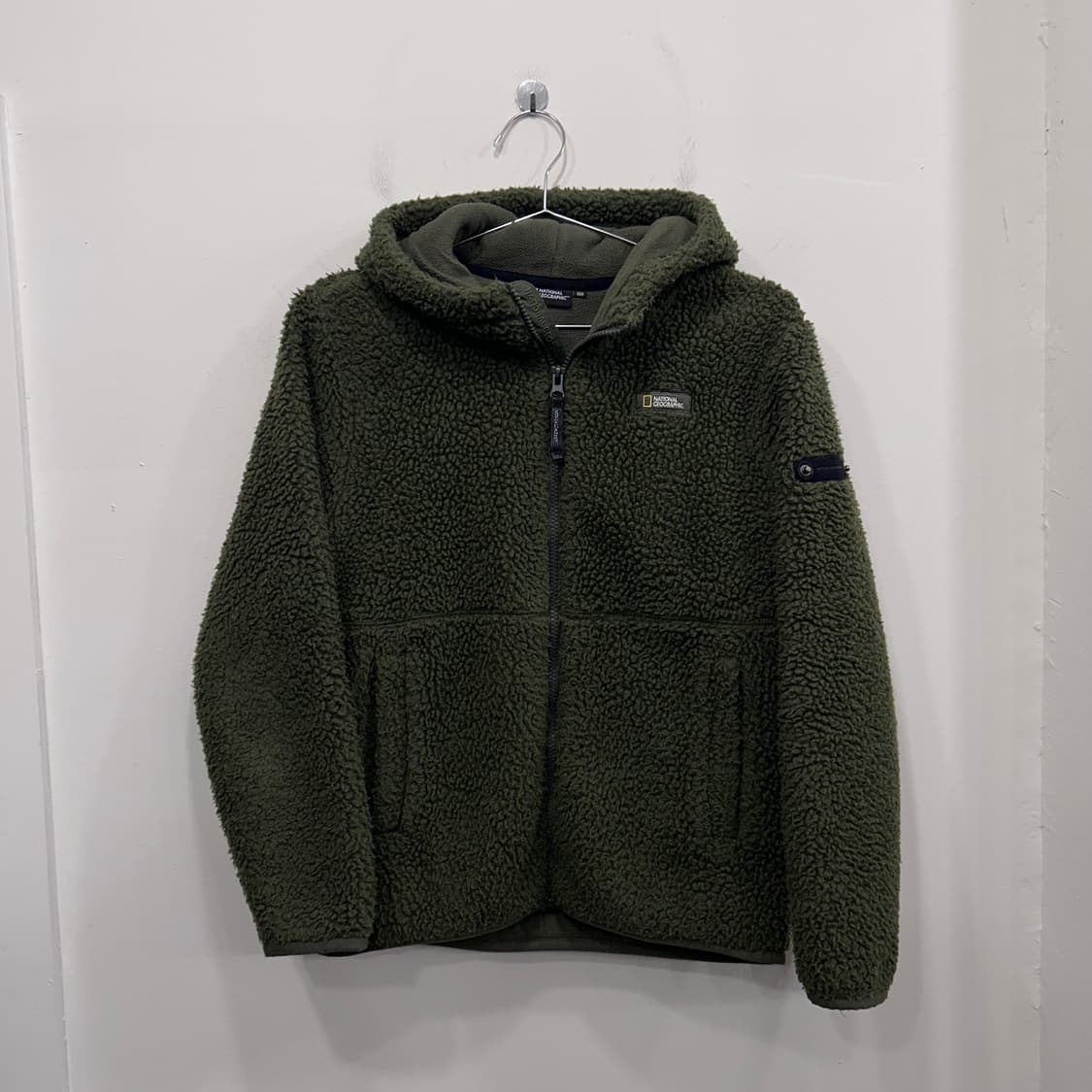 내셔널 지오그래픽 키즈 와펜 뽀글이 후드 플리스 상품이미지2