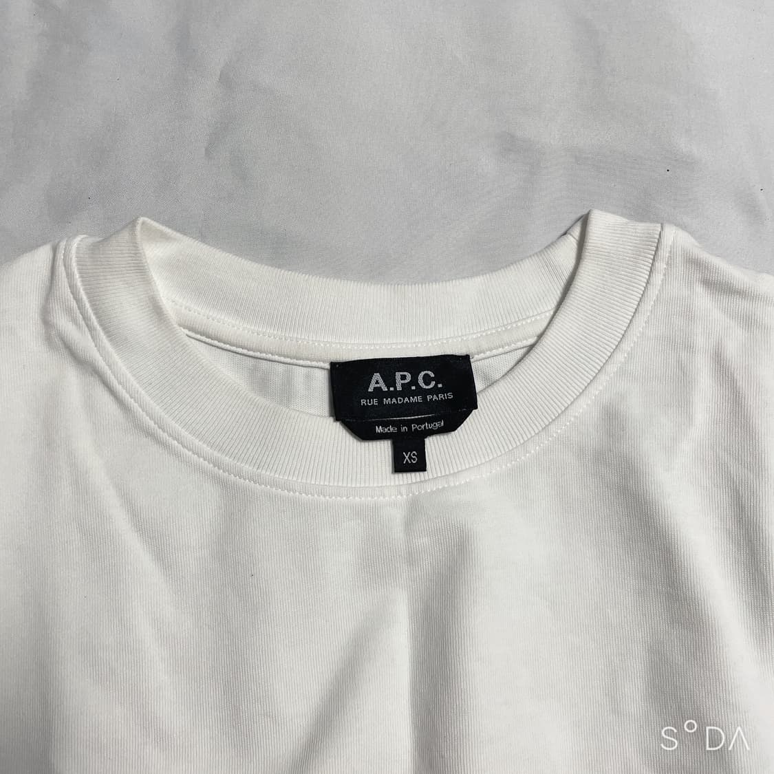 A.P.C. 화이트 긴팔 티셔츠 XS 상품이미지3