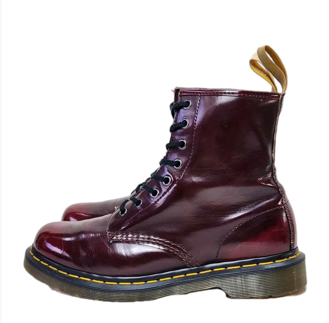 닥터마틴 빈티지 1460 레더 부츠 90s 체리 레드 펑크 스킨헤드 상품이미지1