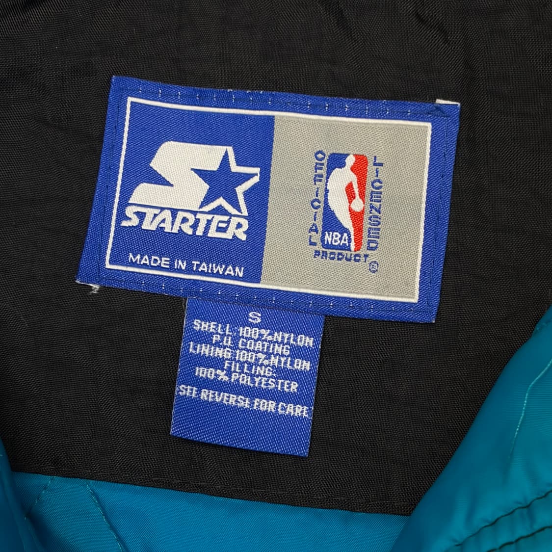 90s 미국 빈티지 스타터 NBA 샬럿 호네츠 패딩점퍼  상품이미지9